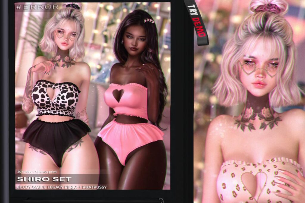 Shiro Set - Legacy/Reborn/+mods, L$249 each/L$1299 FP