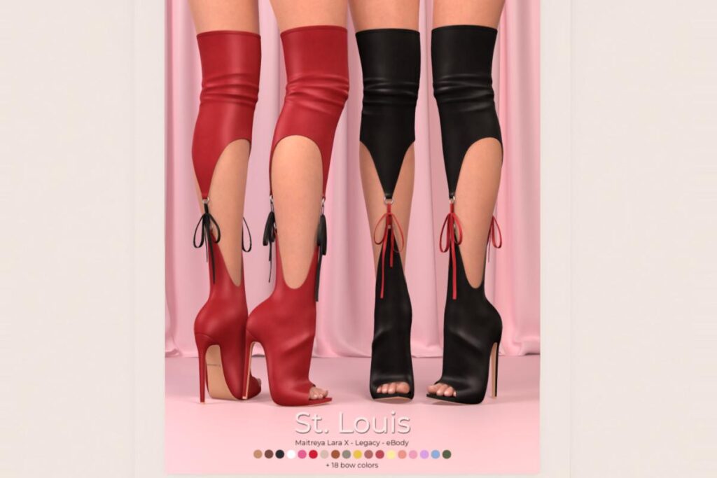 St. Louis Shoes - Legacy/MaitreyaX/Reborn, L$299-L$399 each/L$1399 FP