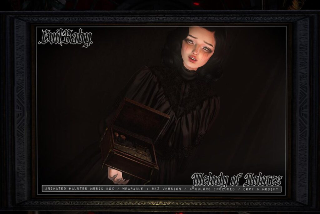 Melody of Dolores Haunted Music Box, L$350