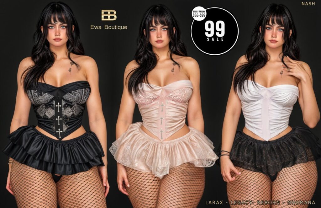 Nash Set - Legacy/MaitreyaX/Nhumana/Reborn	<a href="https://maps.secondlife.com/secondlife/Woodland%20Realm/134/187/23" target="_blank">Teleport</a>