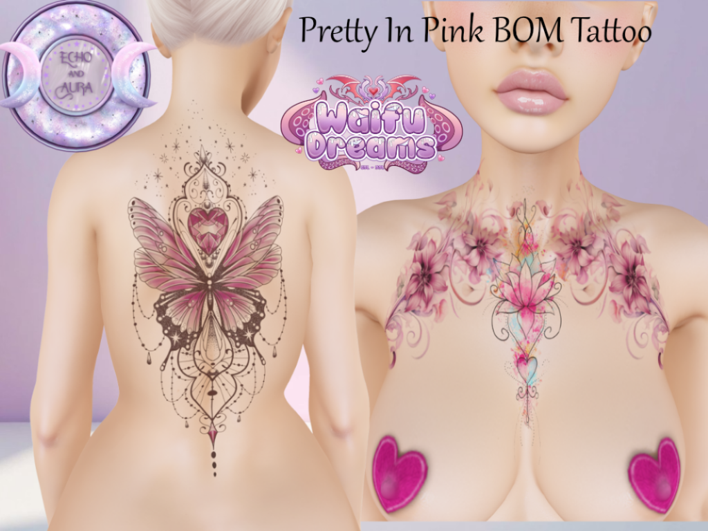 Pretty In Pink Tattoo - BOM
