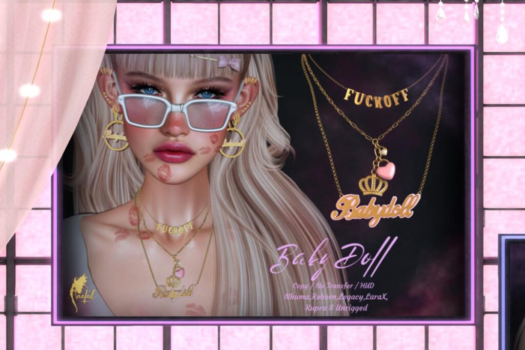 Baby Doll Necklace - Inithium/Legacy/MaitreyaX/Nhumana/Reborn/unrigged, L$229