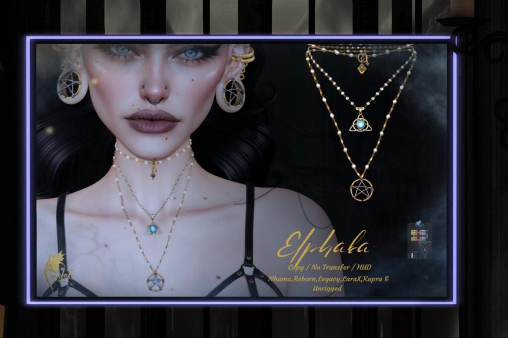 Elphaba Necklace - Inithium/Legacy/MaitreyaX/Nhumana/Reborn/unrigged, L$249