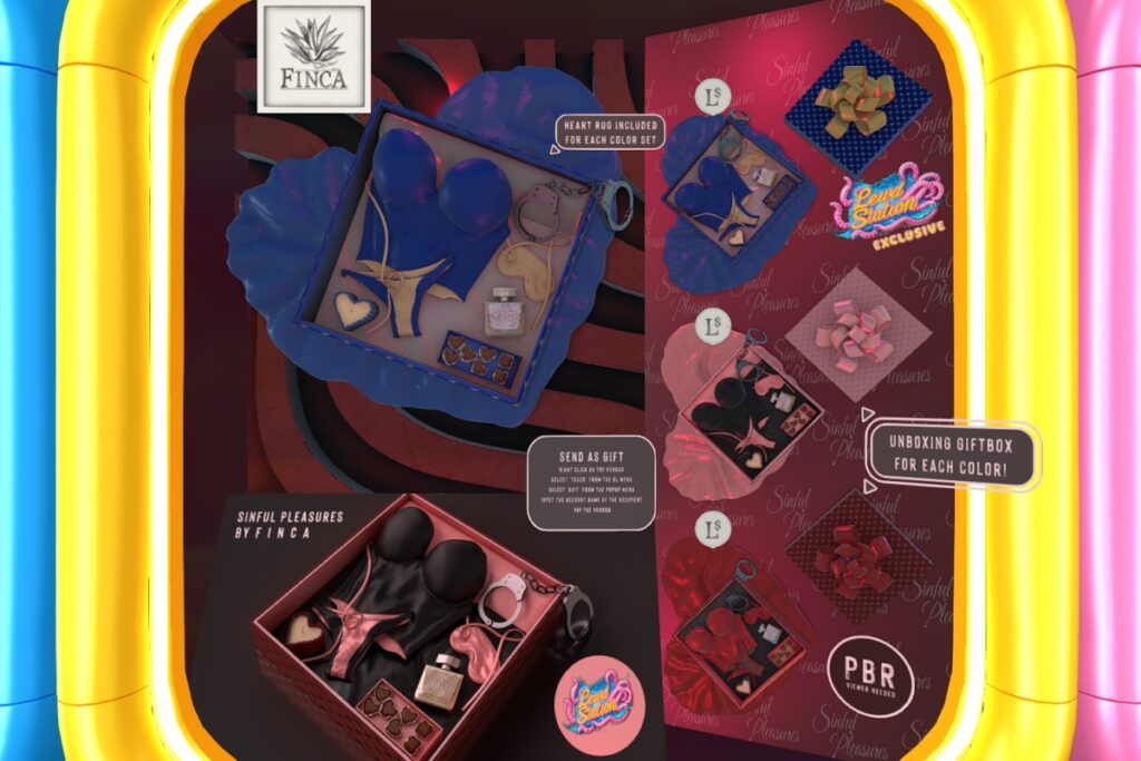 Sinful Pleasures Decor, L$399 each