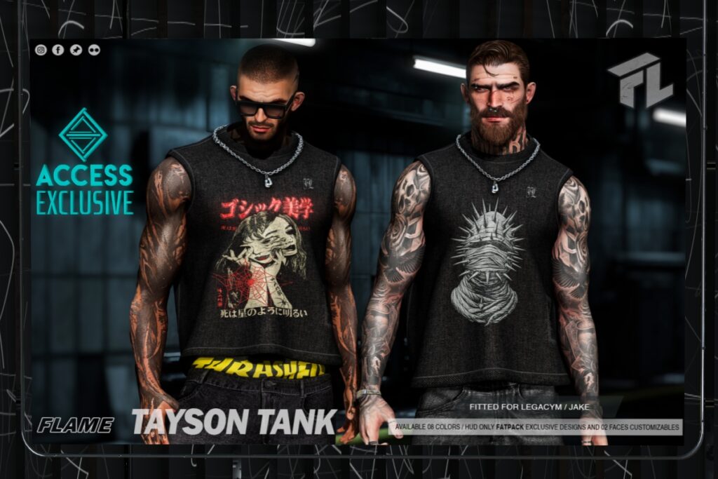 Tayson Tank Top - Jake/Legacy, L$269 each/L$999 FP