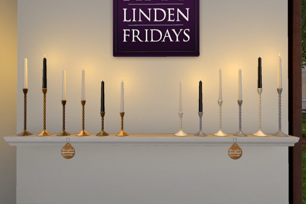 Twisted Candlestick Set	<a href="http://maps.secondlife.com/secondlife/floorplan/132/112/28" target="_blank">Teleport</a>