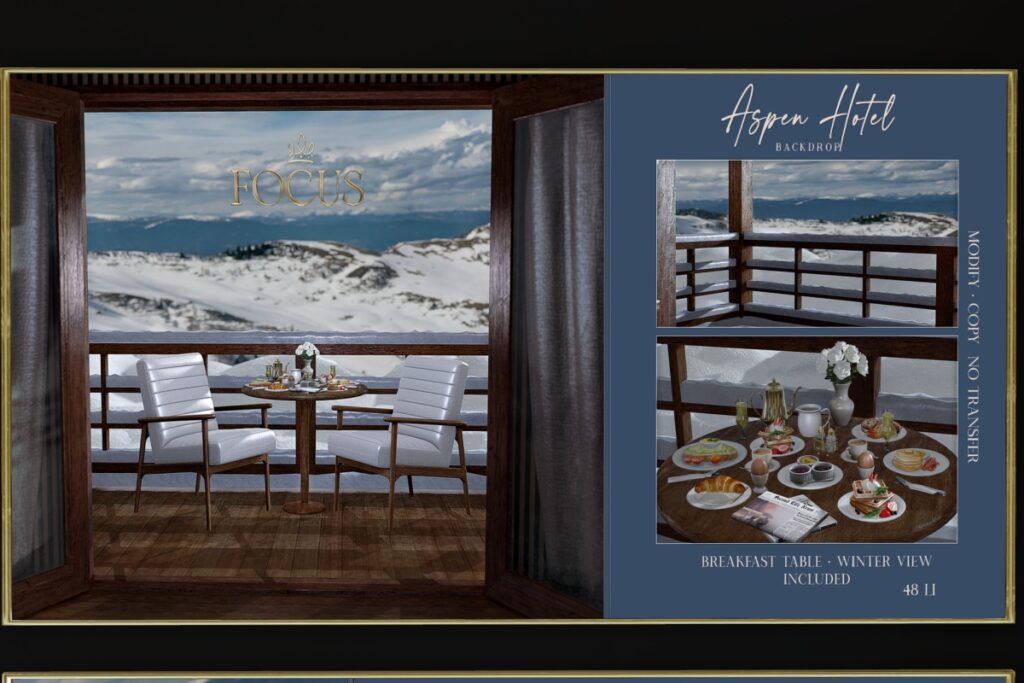 Aspen Hotel Backdrop, L$388