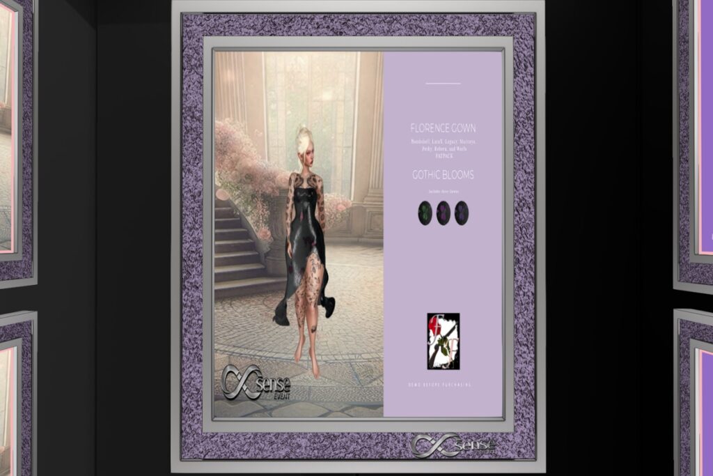 Florence Gown - Legacy/Maitreya/Reborn/+mods, L$263 each/L$560 FP