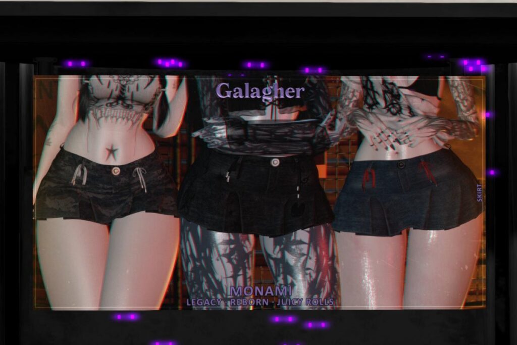 Monami Skirt - Legacy/Reborn/+mods, L$299 each/L$1599 FP