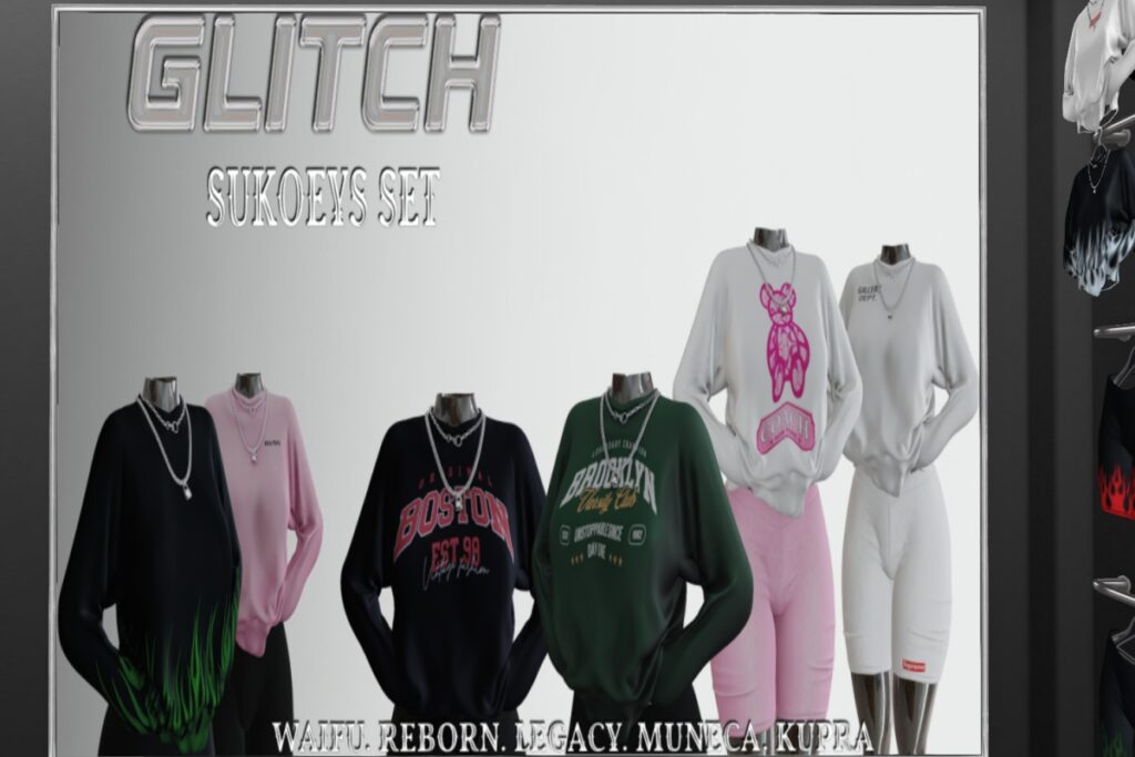 Sokoeys Top &amp; Shorts - Inithium/Legacy/Reborn/Yentements/+mods, L$199 each/L$1299