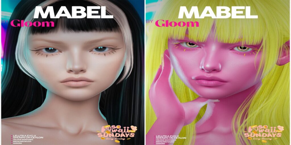Mabel Skin - EvoX	<a href="http://maps.secondlife.com/secondlife/Moonstar/141/89/43" target="_blank">Teleport</a>