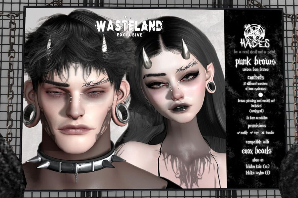 Punk Brows - EvoX, L$199