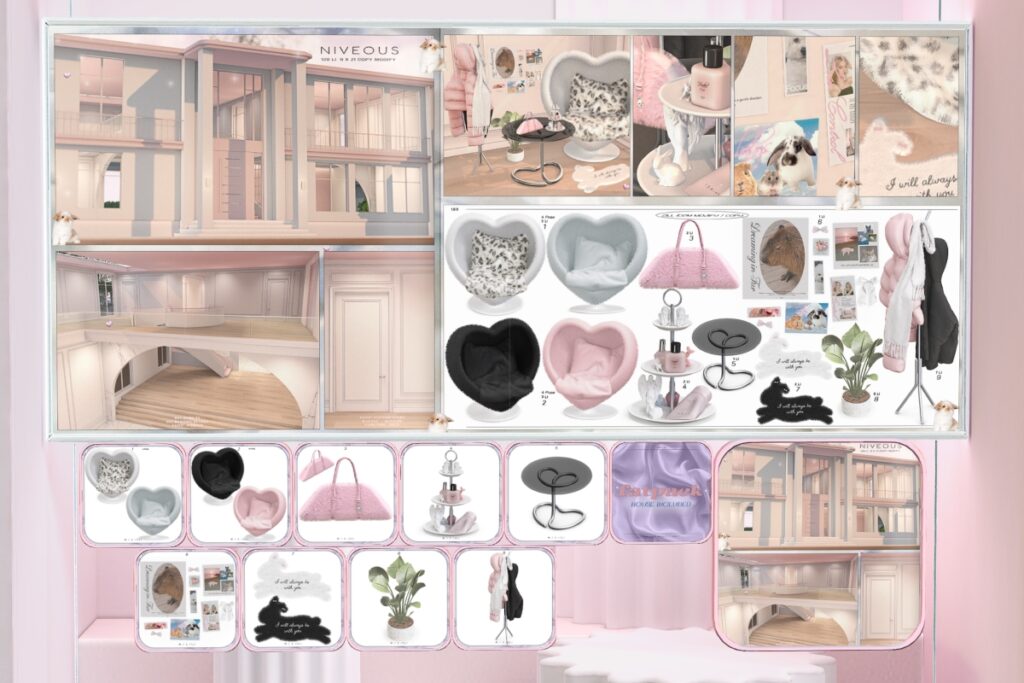 Niveous House &amp; Decor, L$199-L$899 each/L$2699 FP