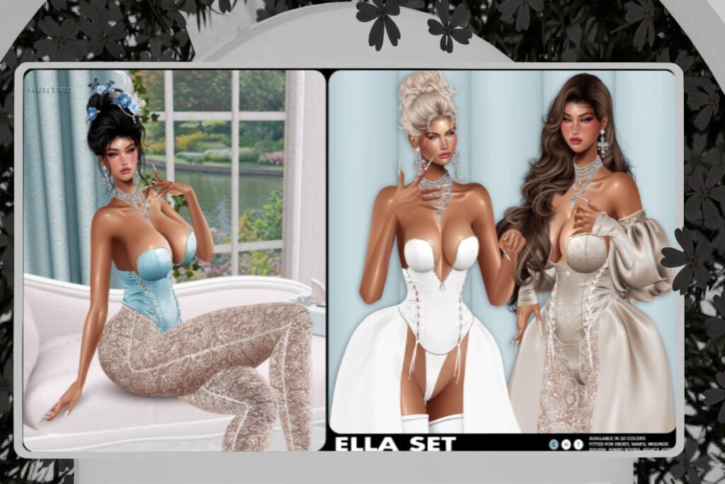 Ella Set - Inithium/Legacy/Reborn/+mods, L$375 each/L$1275-L$1500 each FP/L$2000 MP