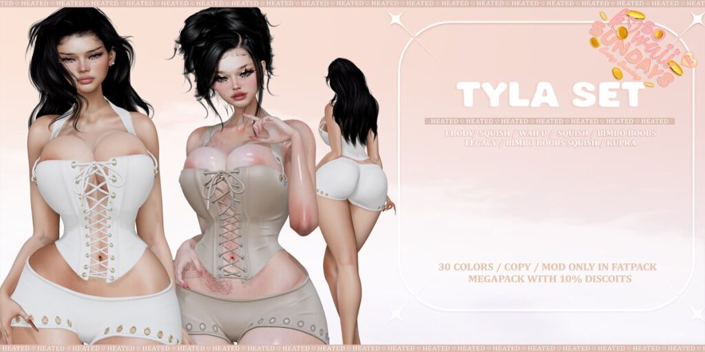 Tyla Set - Inithium/Legacy/Reborn/+mods	<a href="http://maps.secondlife.com/secondlife/Winterfell%20North/137/96/27" target="_blank">Teleport</a>
