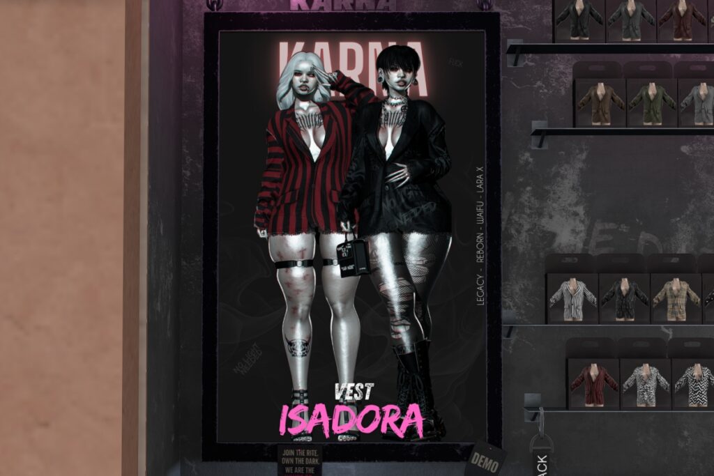 Isadora Vest - Legacy/MaitreyaX/Reborn/+mods, L$299 each/L$1499 each FP