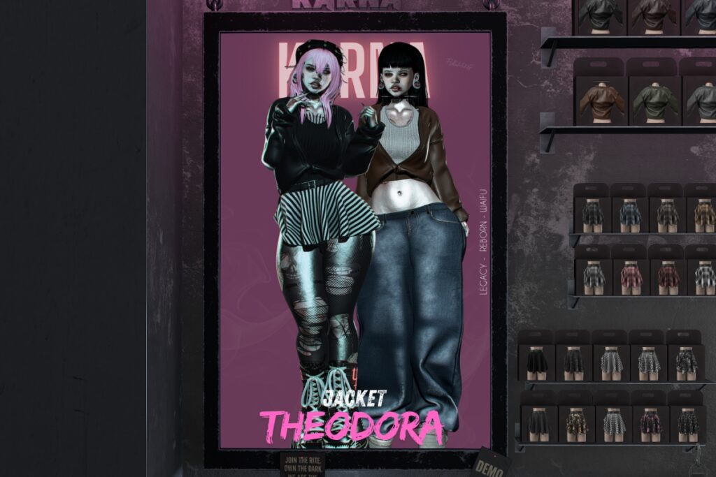 Theodora Jacket - Legacy/Reborn/+mods, L$399 each/L$1699 FP