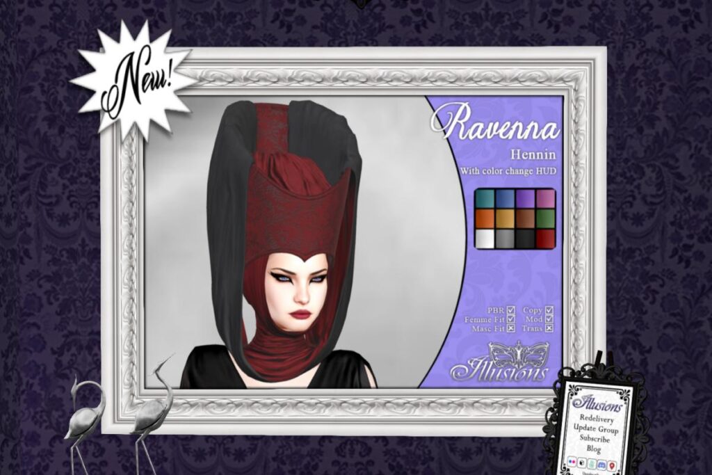 Ravenna Hennin, L$575