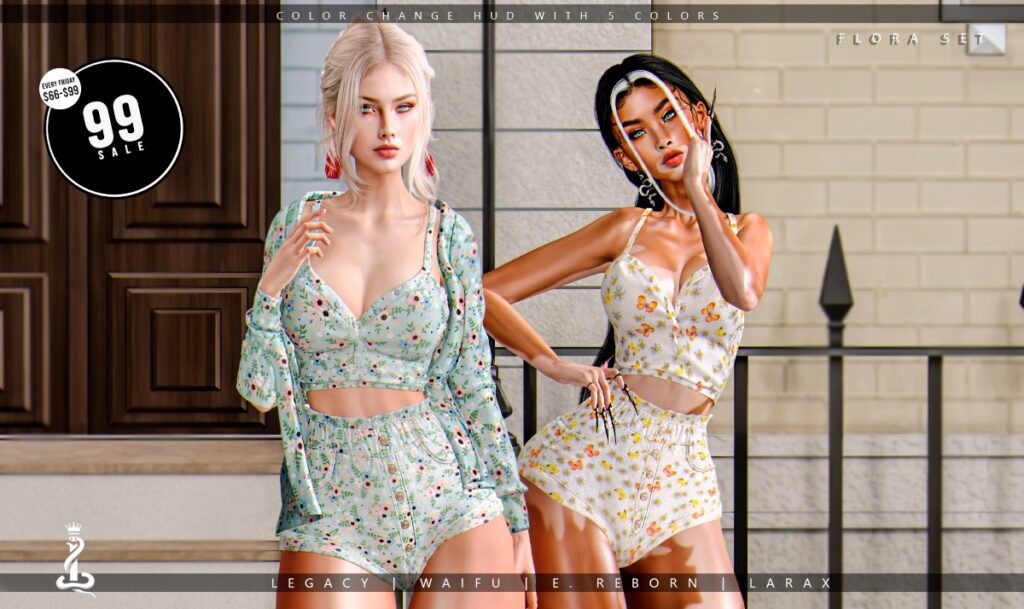 Flora Set - Legacy/MaitreyaX/Reborn/+mods	<a href="http://maps.secondlife.com/secondlife/Eden%20Paradise/34/204/2802" target="_blank">Teleport</a>