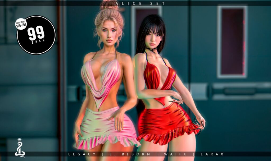 Alice Set - Legacy/MaitreyaX/Reborn/+mods	<a href="http://maps.secondlife.com/secondlife/Eden%20Paradise/31/209/2802" target="_blank">Teleport</a>