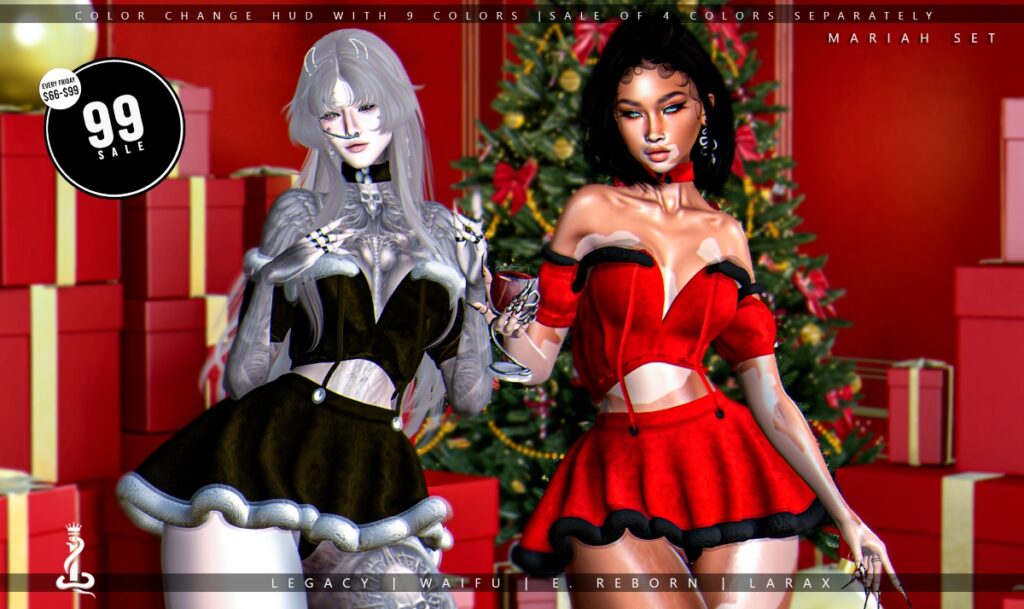 Mariah Set - Legacy/MaitreyaX/Reborn/+mods	<a href="http://maps.secondlife.com/secondlife/Eden%20Paradise/34/204/2802" target="_blank">Teleport</a>
