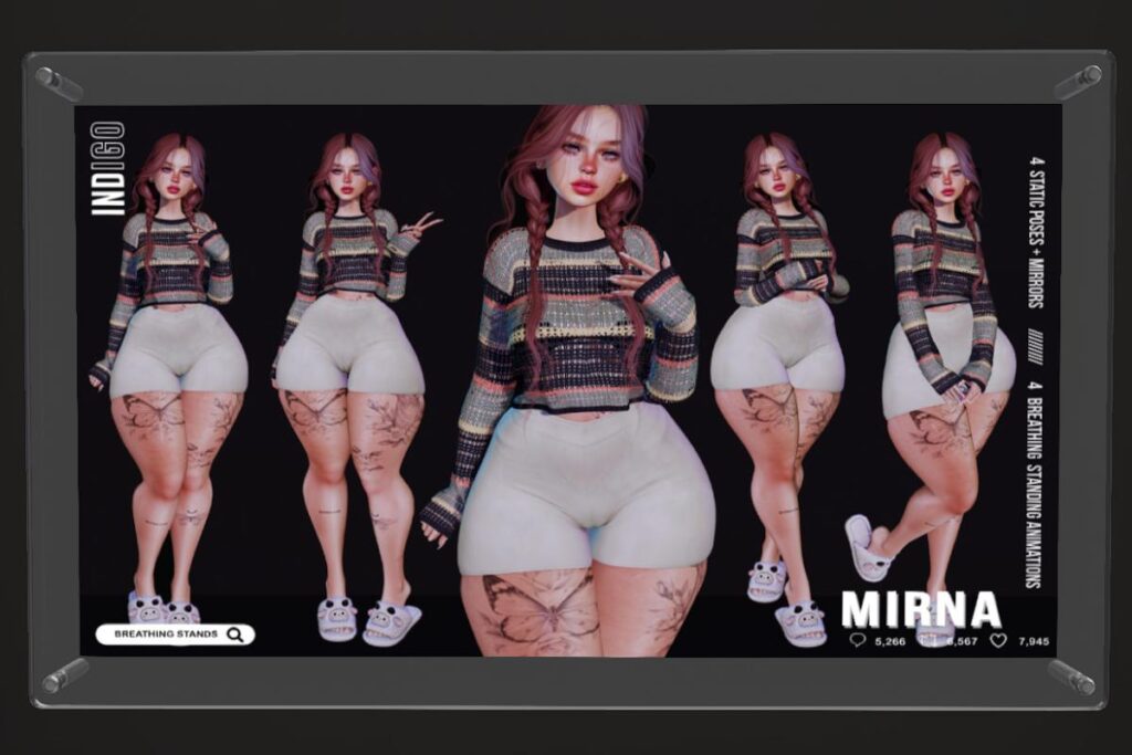 Mirna Breathing Stands, L$299