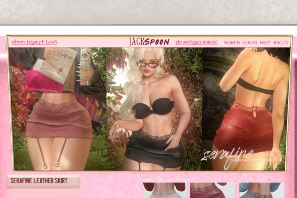 Serafine Leather Skirt -  - Legacy/MaitreyaX/Reborn, L$225 each/L$888 FP