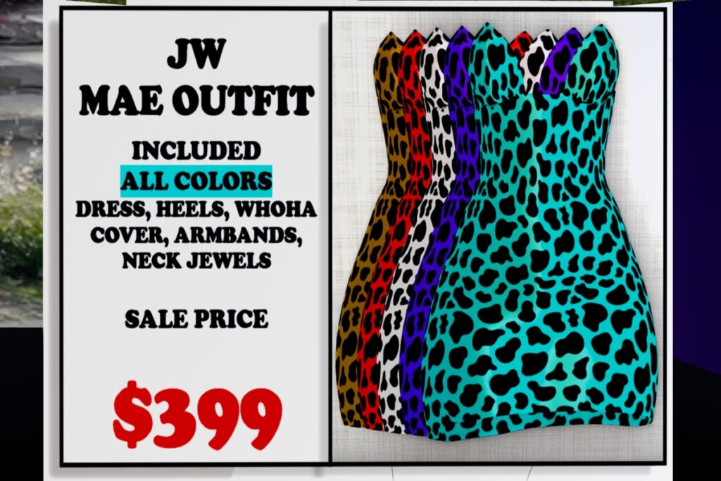 Mae Outfit - Inithium/Legacy/Maitreya/Reborn, L$399 each