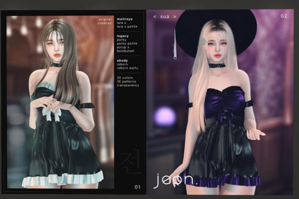 Sua Dress - Legacy/MaitreyaX/Reborn/+mods, L$349 each/L$1399 FP