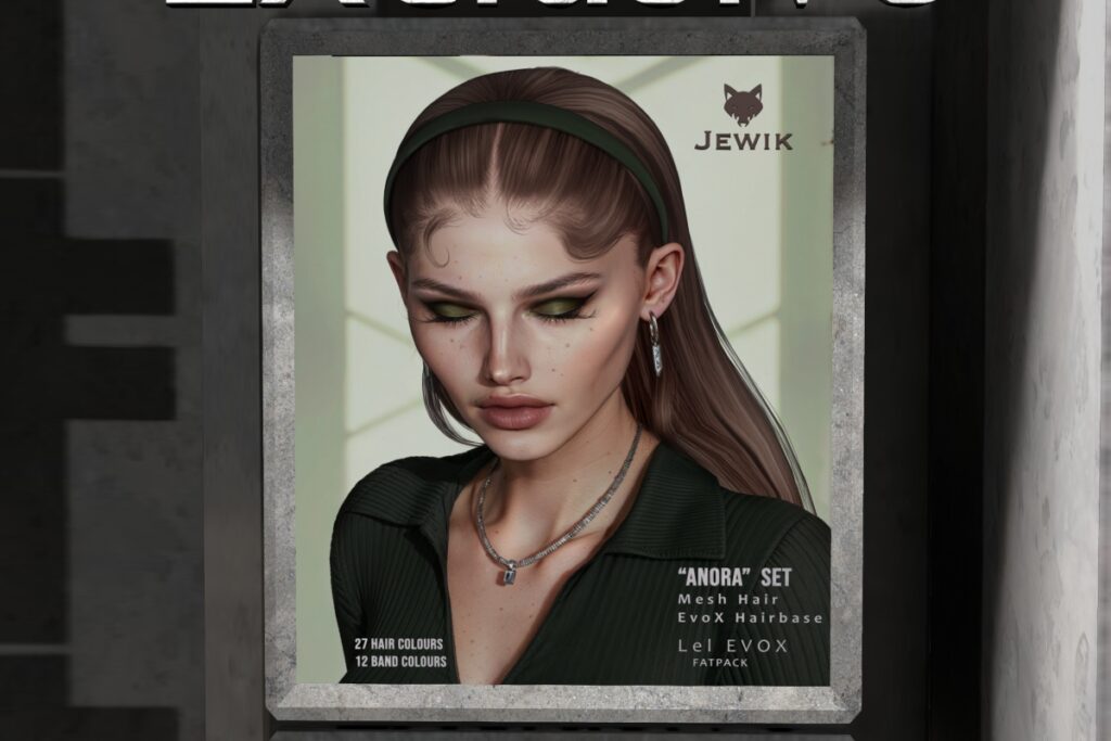 Anora Hairstyle &amp; Hairbase - EvoX, L$350 FP