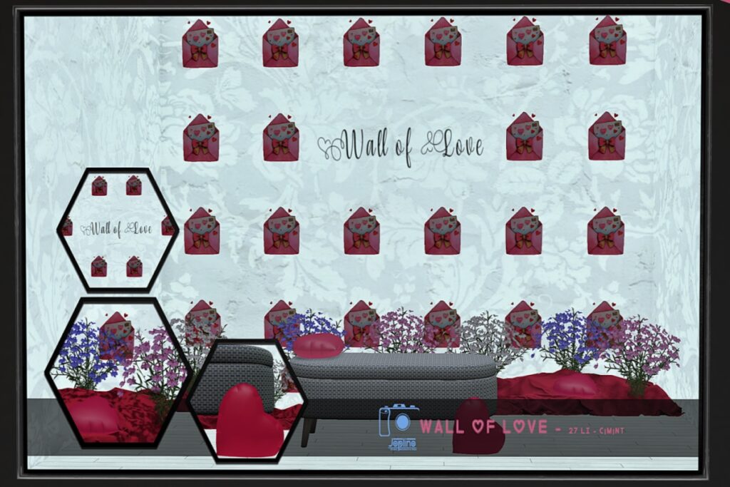 Wall of Love Backdrop, L$299