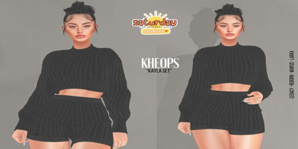Kayla Set - Legacy/MaitreyaX/Reborn/+mods	<a href="http://maps.secondlife.com/secondlife/Meds/130/120/3807" target="_blank">Teleport</a>