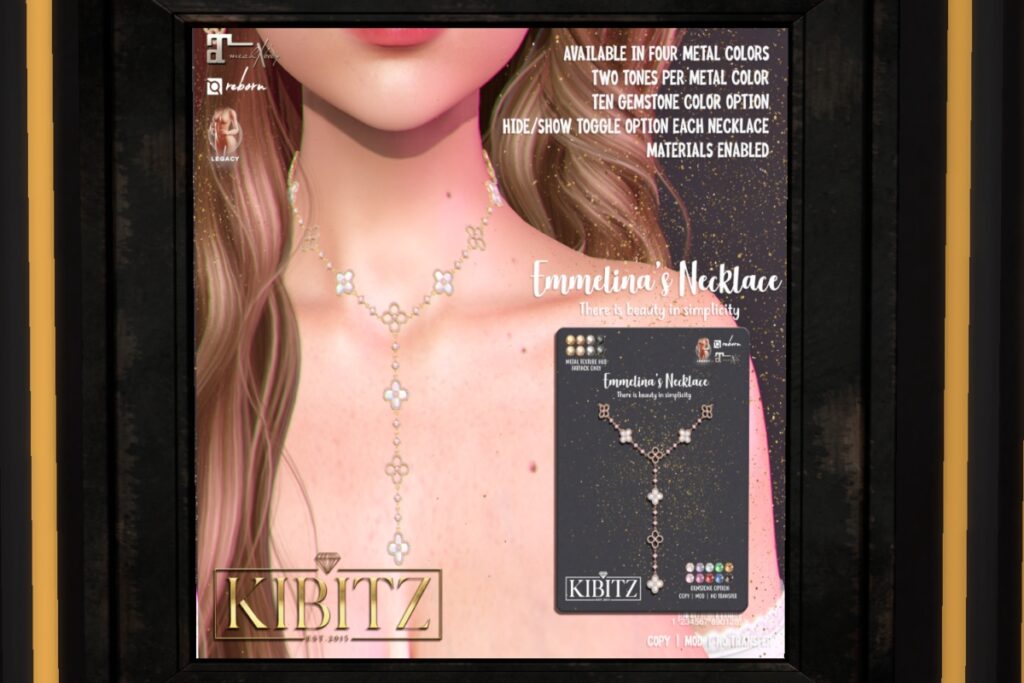Emmelina's Necklace - Legacy/MaitreyaX/Reborn, L$269 each/L$807 FP