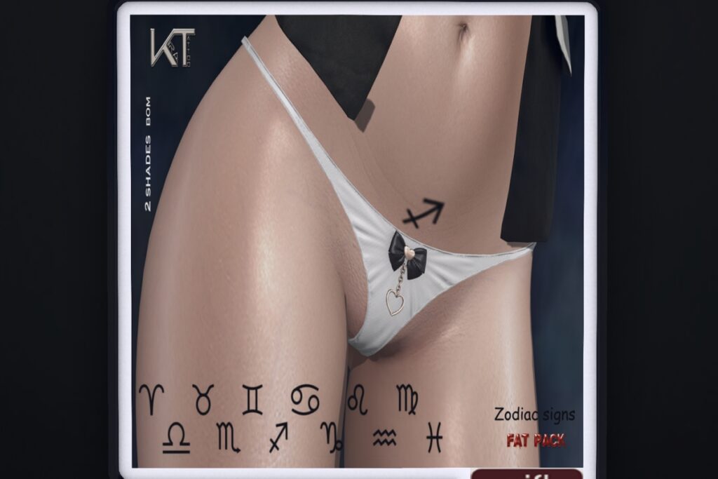 Zodiac Signs Tattoo - BOM, L$499