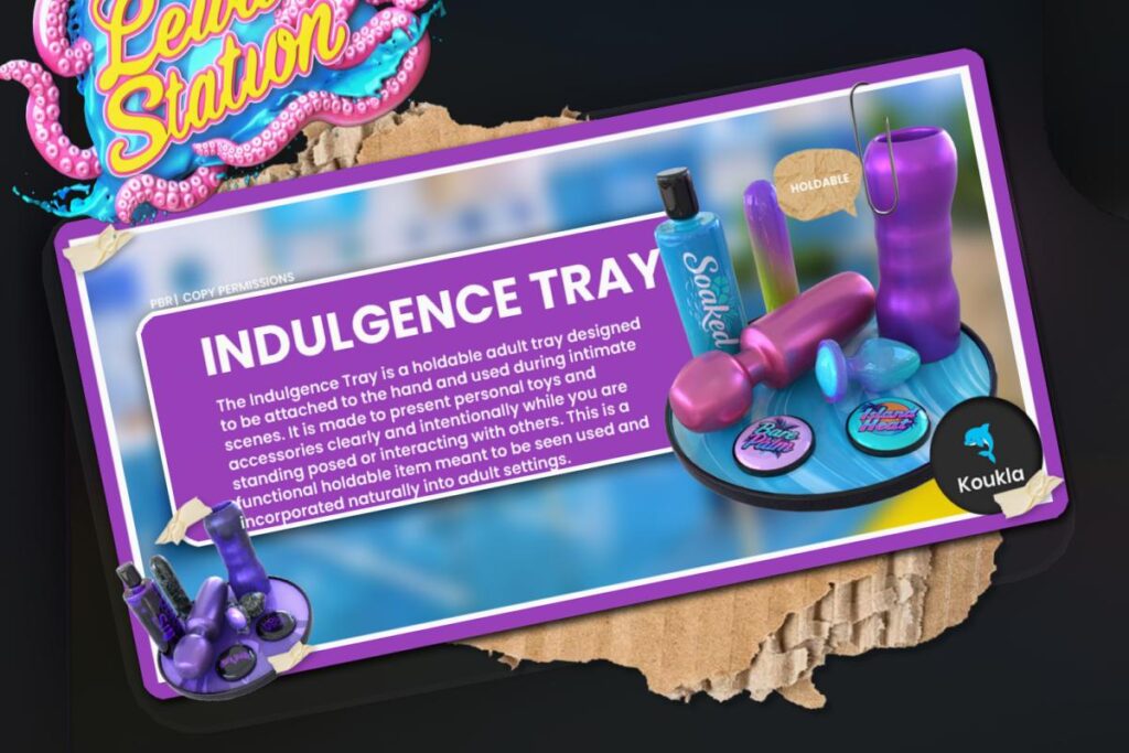 Indulgence Tray, L$280 each/L$392 FP