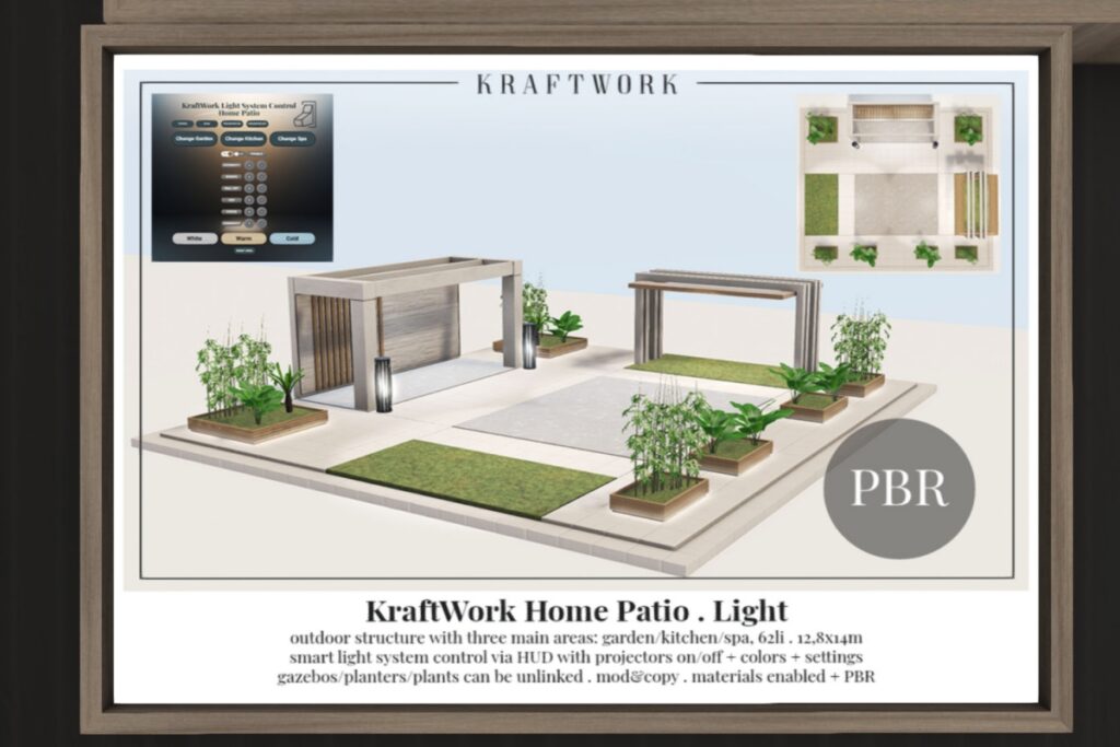 Home Patio, L$499 each