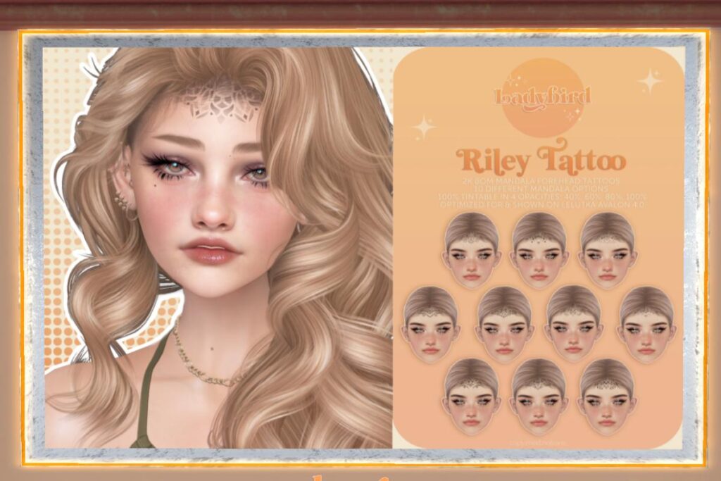 Riley Tattoo - EvoX, L$275