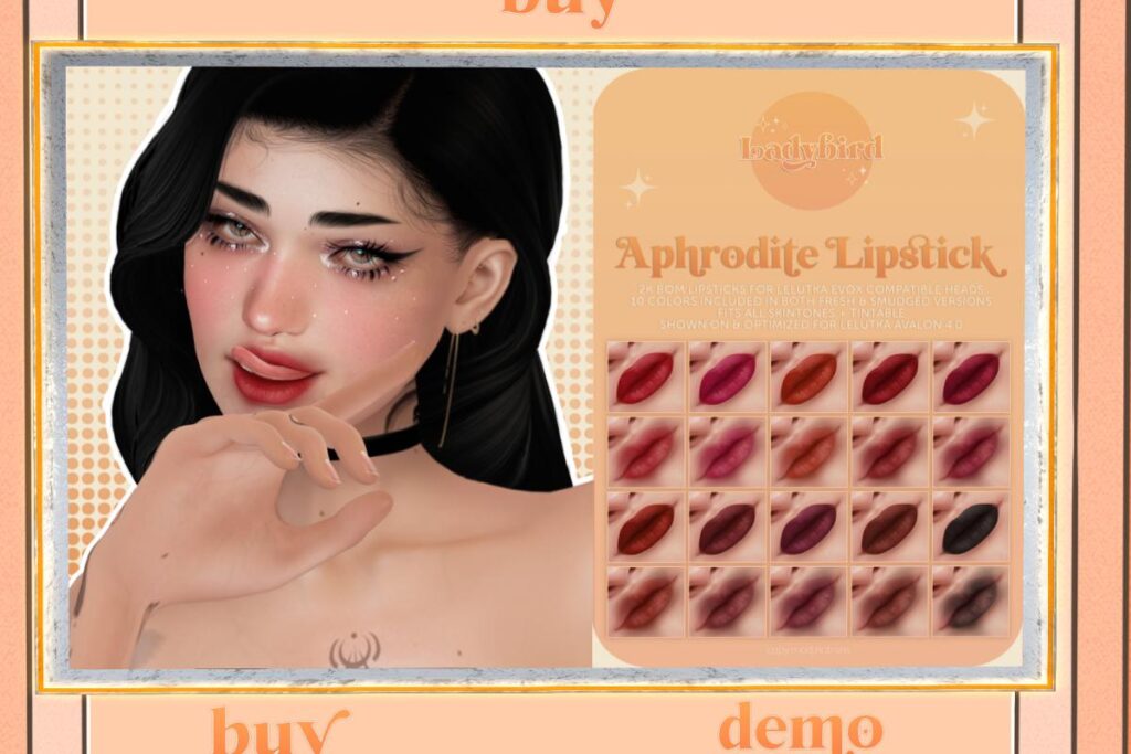 Aphrodite Lipstick - EvoX, L$275