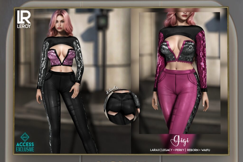 Gigi Outfit - Legacy/MaitreyaX/Reborn/+mods, L$229-L$289 each/L$1399-L$1999 each FP