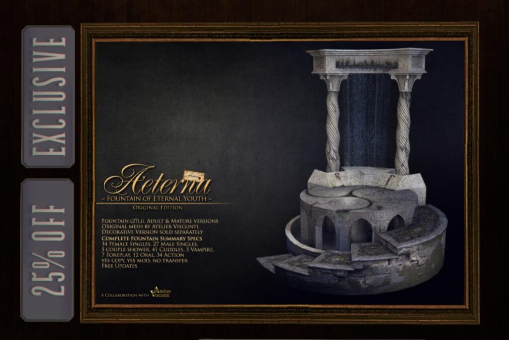 Aeterna Fountain of Eternal Youth, L$1125