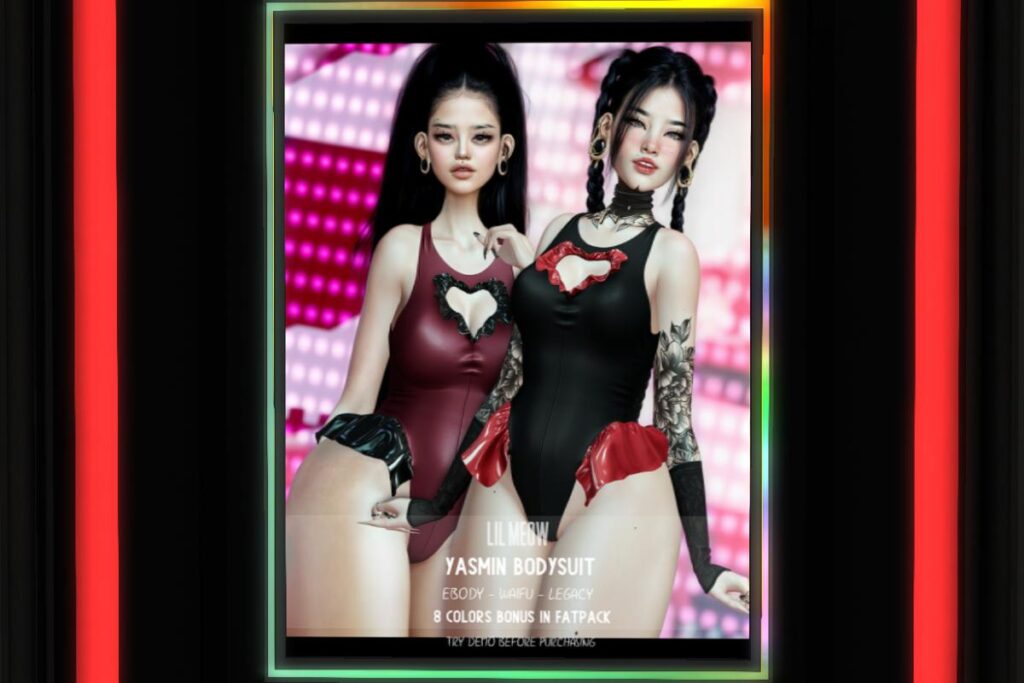 Yasmin Bodysuit - Legacy/Reborn/+mods, L$199 each/L$799 FP