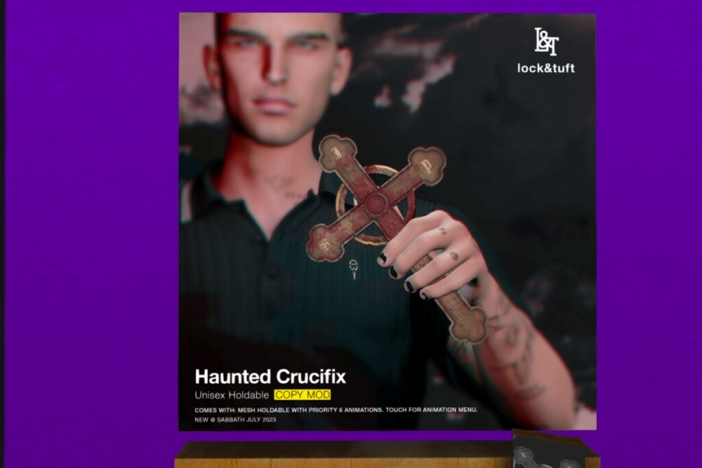 Haunted Crucifix	<a href="http://maps.secondlife.com/secondlife/Oblivion/18/33/1338" target="_blank">Teleport</a>