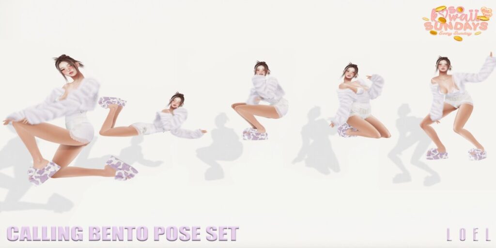 Calling Poses	<a href="http://maps.secondlife.com/secondlife/Stargazer%20Galaxy/101/47/3118" target="_blank">Teleport</a>