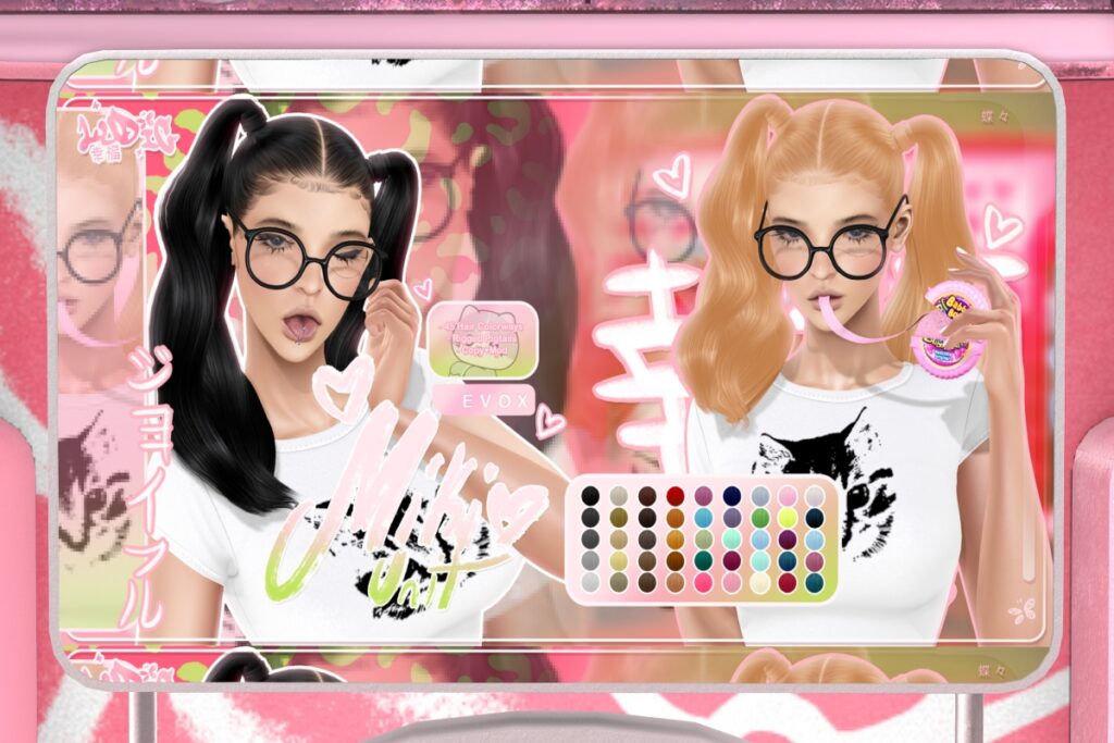 Miki Hairstyles &amp; Hairbase - EvoX, L$450 each/L$999 FP