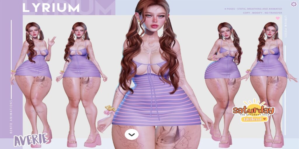 Averie Poses	<a href="https://maps.secondlife.com/secondlife/Lunar%20and%20Friends/151/89/19" target="_blank">Teleport</a>