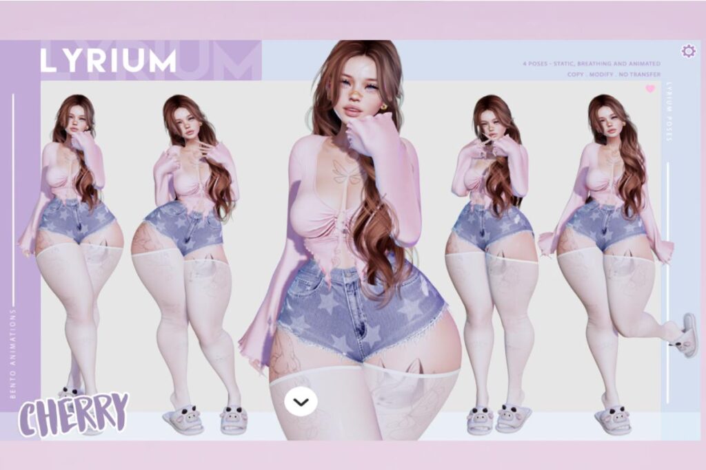 Cherry Animation Set, L$299