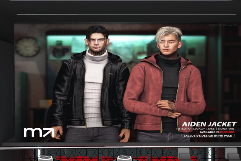 Aiden Jacket - Gianni/Jake/Legacy, L$299 each/L$999 FP