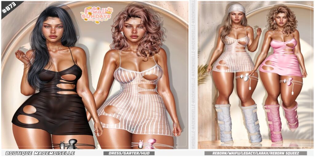 879 Outfit - Legacy/MaitreyaX/Reborn/+mods	<a href="http://maps.secondlife.com/secondlife/Woodland%20Realm/217/90/23" target="_blank">Teleport</a>
