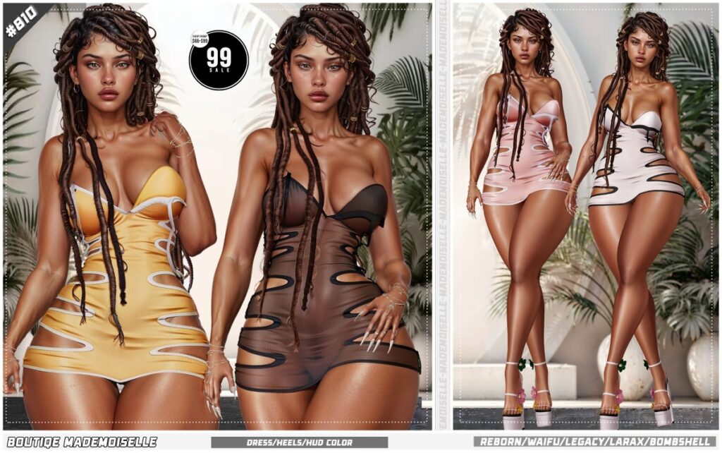 Outfit #810 - Legacy/MaitreyaX/Reborn/+mods	<a href="http://maps.secondlife.com/secondlife/Woodland%20Realm/216/98/22" target="_blank">Teleport</a>