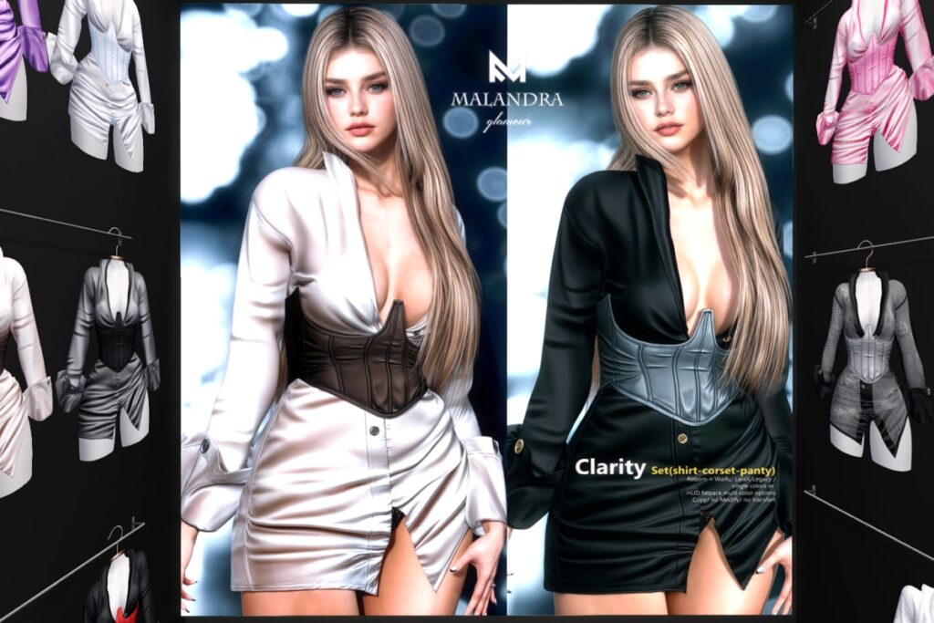 Clarity Set - Legacy/MaitreyaX/Reborn/+mods, L$249 each/L$1899 FP
